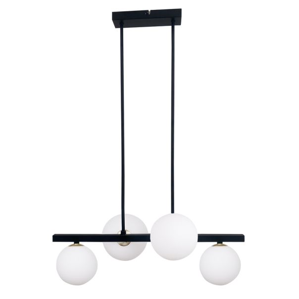 Kama Viseća Lampa Crno Zlatna 4x28W G9 - 15038-1
