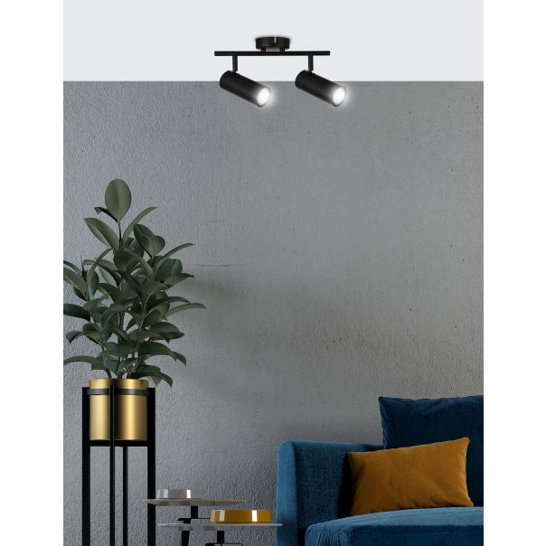 Colly Zidna Lampa Crna2x15W GU10 - 15113-1