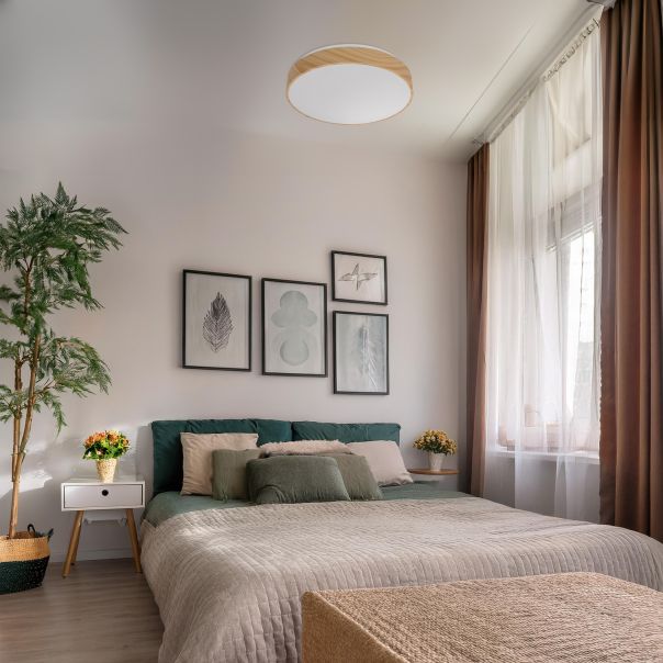 Figaro Plafonjera sa Daljinskim upravljačem 24W LED 3000/4500/6000K 38cm - 15162-1