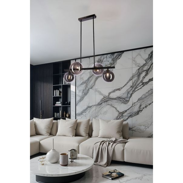 Kama Viseća Lampa Crno Zlatna 4x28W G9 - 15040