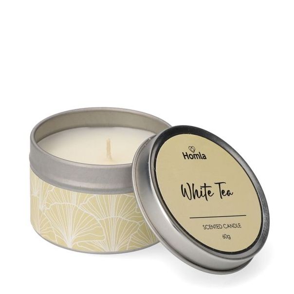 DEKOR DOM Mirisna sveća 60g Billy, White tea - 039090