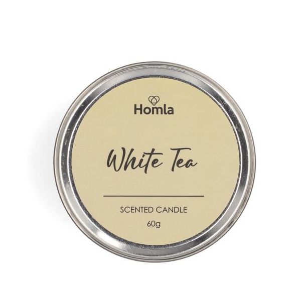 DEKOR DOM Mirisna sveća 60g Billy, White tea - 039090