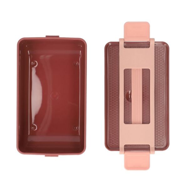 DEKOR DOM Kutija za hranu THEO 0.6l - Pink - HML - 041893