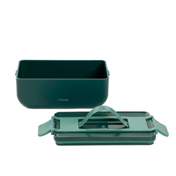 DEKOR DOM Kutija za hranu THEO 0.6l - Green - HML - 041894