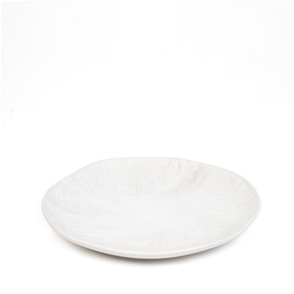 DEKOR DOM Tanjir 21cm Ramos, bela - 039134