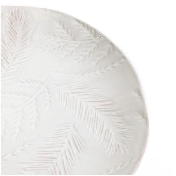 DEKOR DOM Tanjir 21cm Ramos, bela - 039134