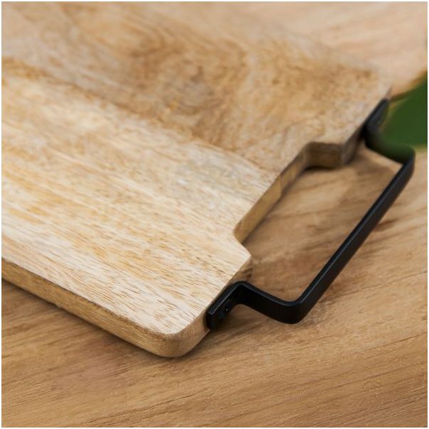 DEKOR DOM Daska za sečenje 41x18cm Soser mango, natural - 039656
