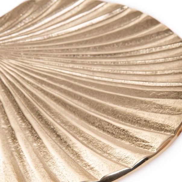 DEKOR DOM Dekorativna činija 40cm Girona, zlatna - 041648