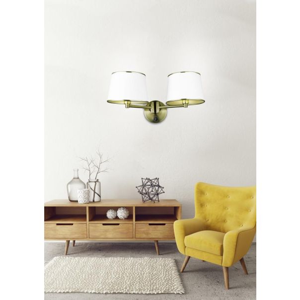 Ibis Zidna Lampa Patina 2x40W E14 - 15144-1