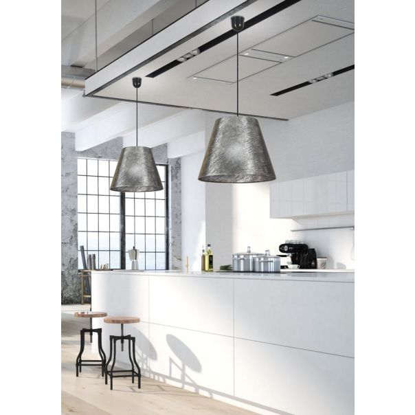 Platino 3 Visilica Srebrna 35 cm 1x60W E27 - 15088-1-1