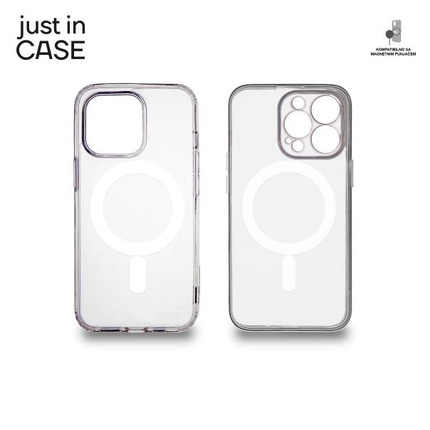 JUST IN CASE 2u1 Extra case MAG MIX paket srebrni za iPhone 13 Pro - MAG106SL