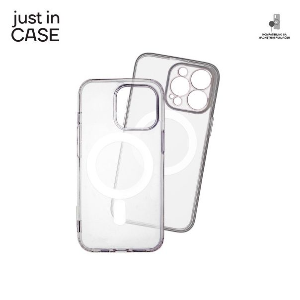 JUST IN CASE 2u1 Extra case MAG MIX paket srebrni za iPhone 13 Pro - MAG106SL
