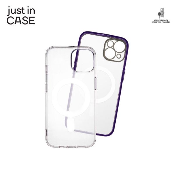 JUST IN CASE 2u1 Extra case MAG MIX paket ljubičasti za iPhone 14 - MAG108PR