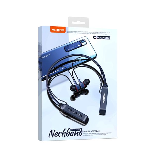 MOXOM Bluetooth slušalice sportske MX-WL49, crna - SL1230