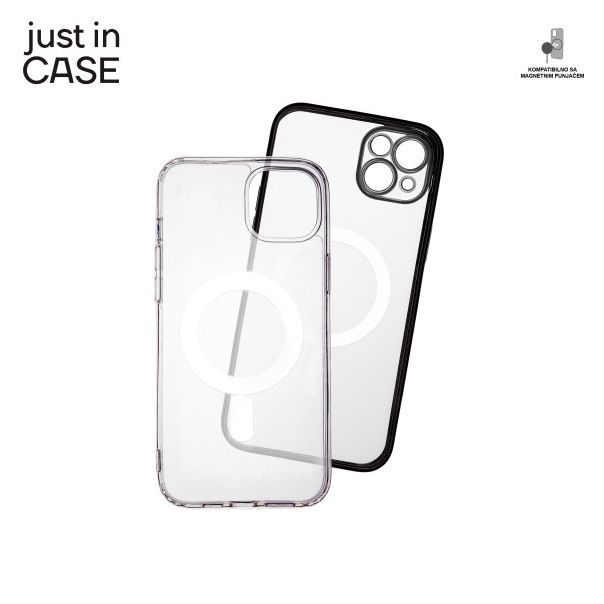 JUST IN CASE 2u1 Extra case MAG MIX paket crni za iPhone 14 Plus - MAG109BK