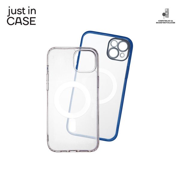 JUST IN CASE 2u1 Extra case MAG MIX paket plavi za iPhone 14 Plus - MAG109BL