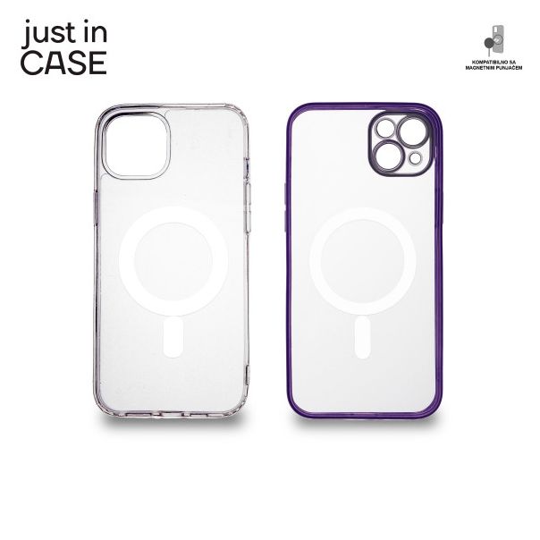 JUST IN CASE 2u1 Extra case MAG MIX paket ljubičasti za iPhone 14 Plus - MAG109PR