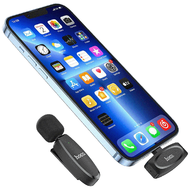 hoco. Bežični mikrofon sa Lightning konektorom - L15 Crystal Lavalier iPhone - EP2438859