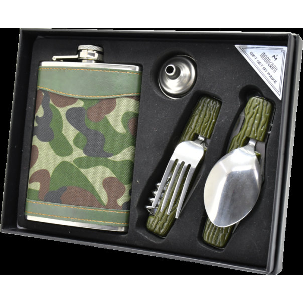 MOJA KNJIŽARA SET MUŠKI OP24454 čuturica viljuška kašika WY - 5949-1