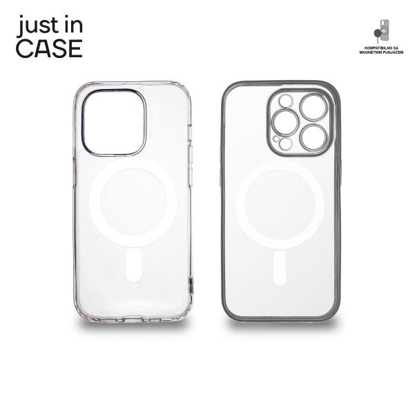 JUST IN CASE 2u1 Extra case MAG MIX paket srebrni za iPhone 14 Pro - MAG110SL