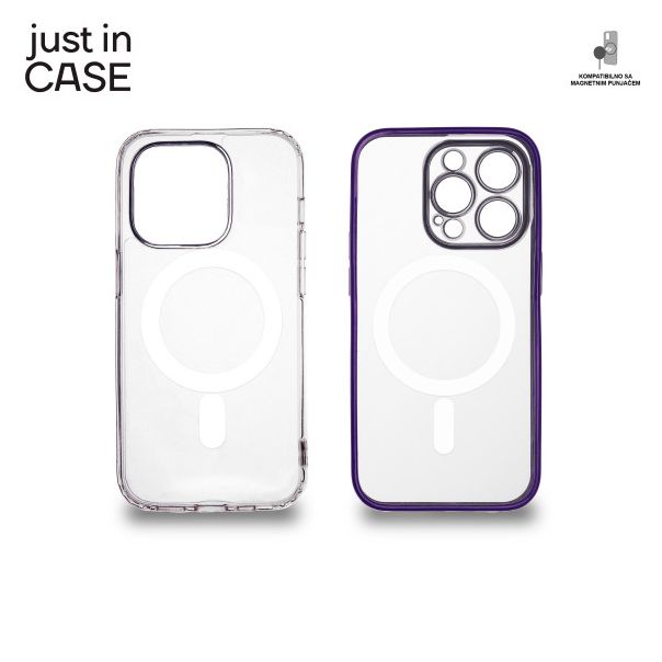 JUST IN CASE 2u1 Extra case MAG MIX paket ljubičasti za iPhone 14 Pro - MAG110PR