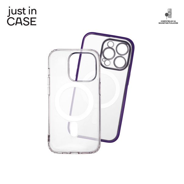 JUST IN CASE 2u1 Extra case MAG MIX paket ljubičasti za iPhone 14 Pro - MAG110PR