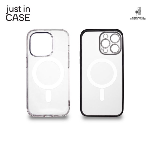 JUST IN CASE 2u1 Extra case MAG MIX paket crni za iPhone 14 Pro Max - MAG111BK