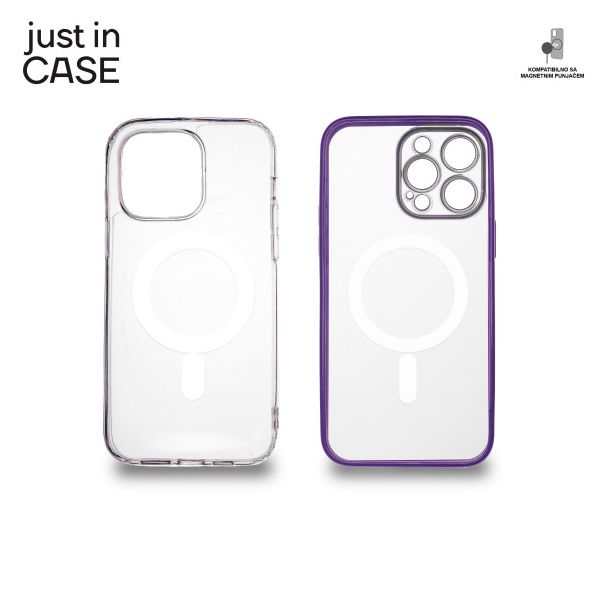 JUST IN CASE 2u1 Extra case MAG MIX paket ljubičasti za iPhone 14 Pro Max - MAG111PR