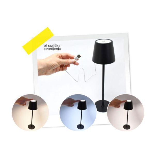 MOJA KNJIŽARA LAMPA STONA 39CM OP24023 WY - 5974-1