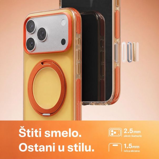 Maska za iPhone 13 6.1 ljubicasta Magsafe Color Ring - EP3174928
