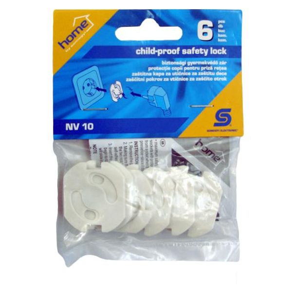 HOME Zaštitni poklopac za utičnice NV 10, 6 kom - 4441