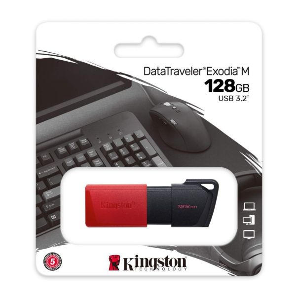 USB memorija KINGSTON DTXM/128GB/DataTraveler Exodia/3.2/crna - EP2753289