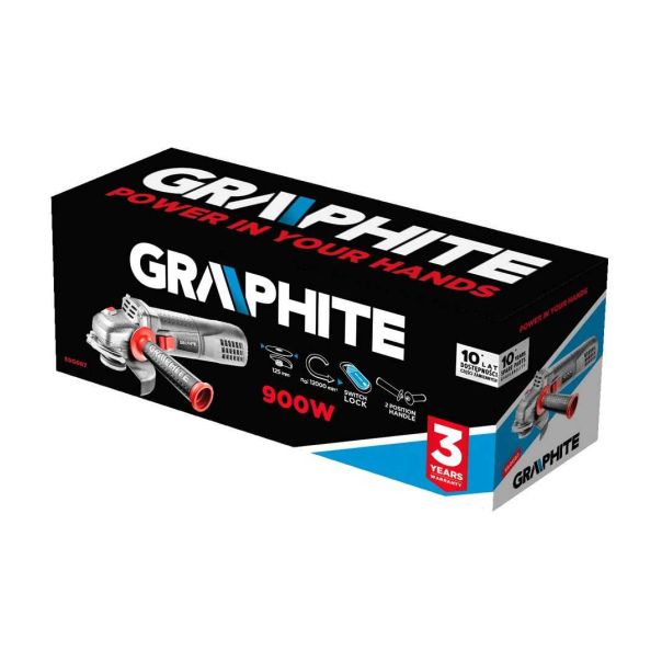 GRAPHITE Brusilica ugaona 900W - 59G087