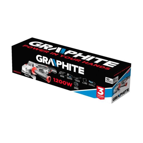 GRAPHITE Brusilica ugaona 1200W - 59G220