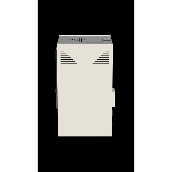 MARELI Kamin na pelet JADE 6 air (6kW) krem - EP3020597