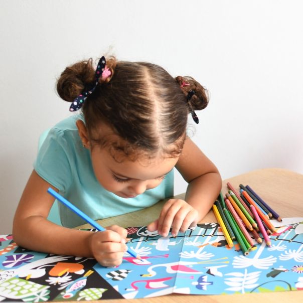 POPPIK Poster za bojenje: Tropska džungla - COL001