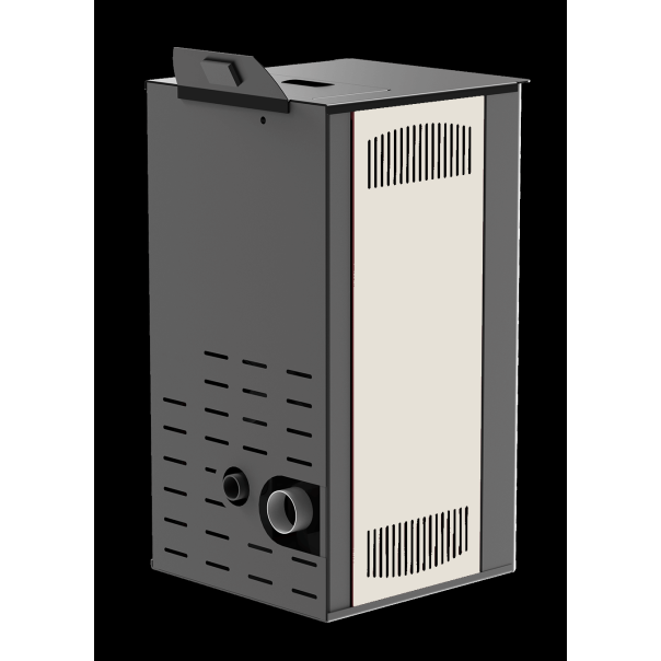 MARELI Kamin na pelet PS 12 air (12kW) krem - EP3020621