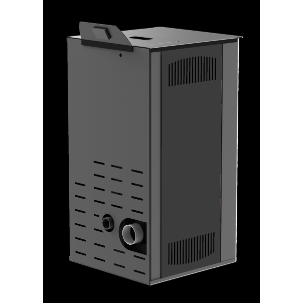 MARELI Kamin na pelet PS 10 air (10kW) crna - EP3020616