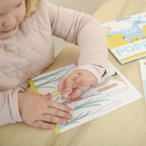 POPPIK Moje prve nalepnice: Reka - BABY002