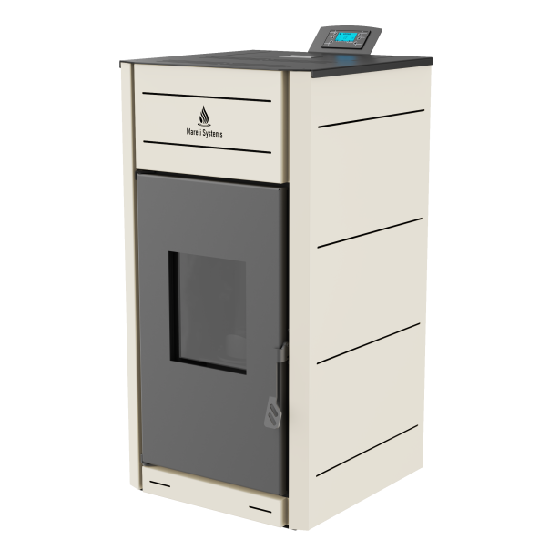 MARELI Kamin na pelet UNO 24 (3kW + 21kW) krem - EP3012035