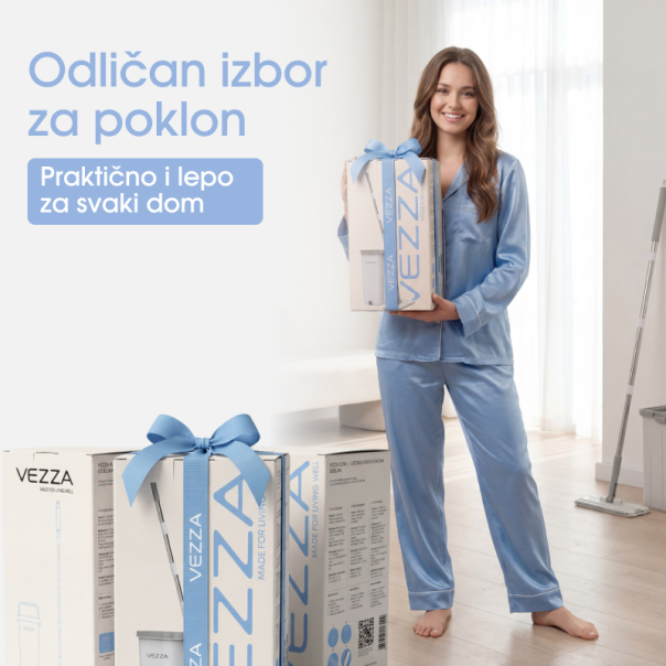 Set za čišćenje - Premium mop sa kofom i sistemom za ceđenje - EP3192484