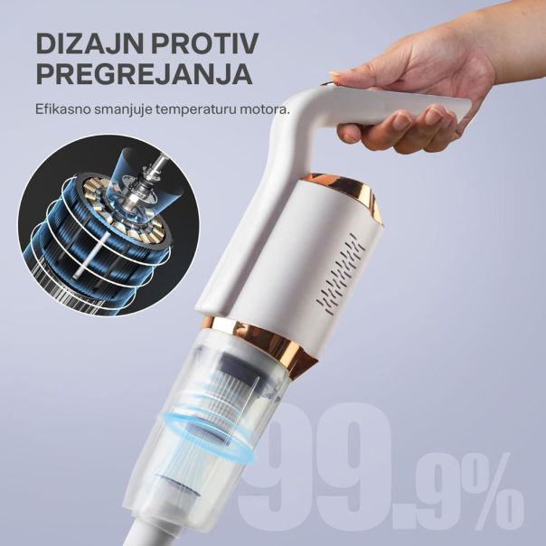 Bežični usisivač Homemate 120 W 600ml 7.4 V DC  7500pa - 0990-1