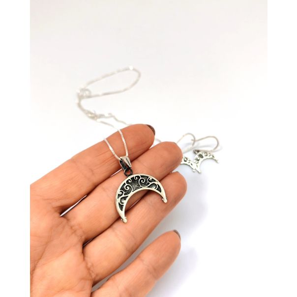 ROD - Ogrlica od sterling srebra LUNICA - ROD000049