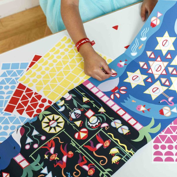 POPPIK Panorama od nalepnica: Džungla - MAT001