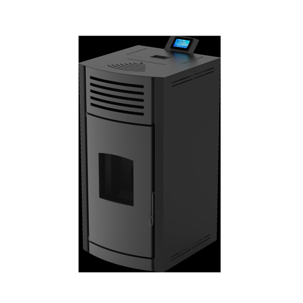 MARELI Kamin na pelet ONYX Hydro 30 (4kW + 26kW) crna - EP3013733