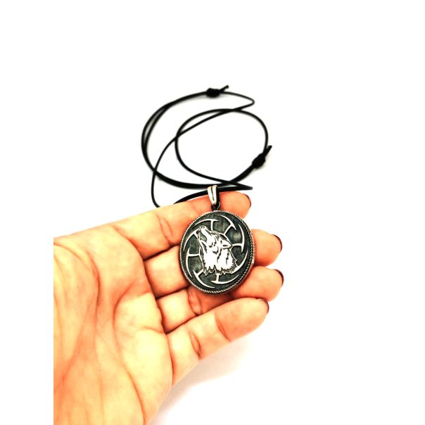 ROD - Medaljon od sterling srebra VUK - ROD000045