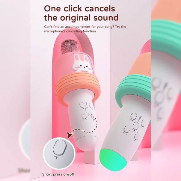 Mikrofon K7 roze - 223092