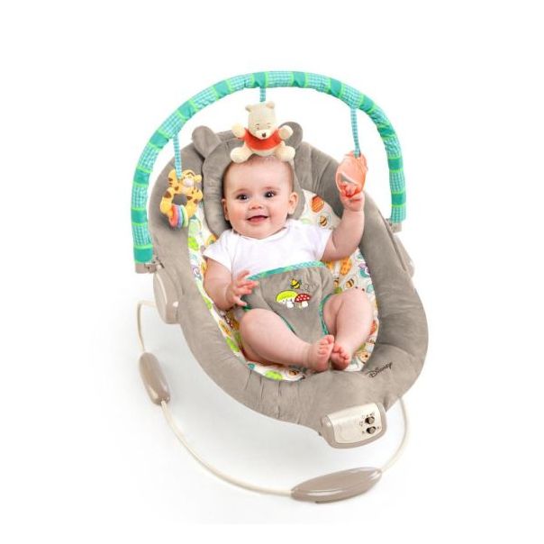 KIDS II Ležaljka za bebe Disney baby Winnie the Pooh Dots & Honey pots 60256 - SKU60256