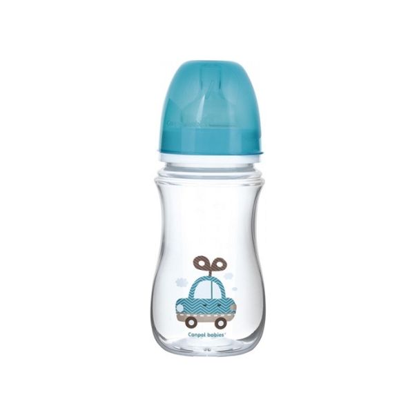 CANPOL Flašica za bebe sa širokim vratom 240 ml, Anticolic 