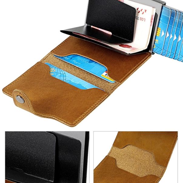 Novcanik Coteci Luxury Series + Anti-theft OT-014 svetlo braon - EP3177351